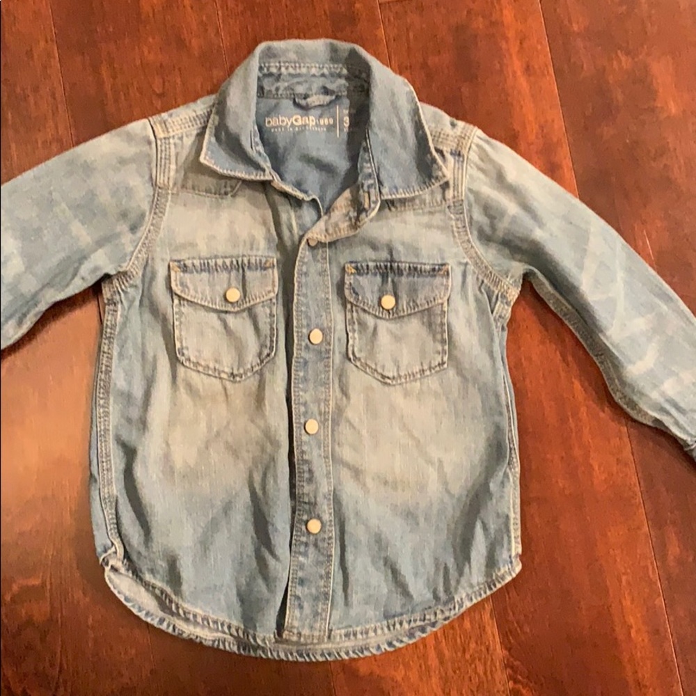 Jean long sleeve shirt